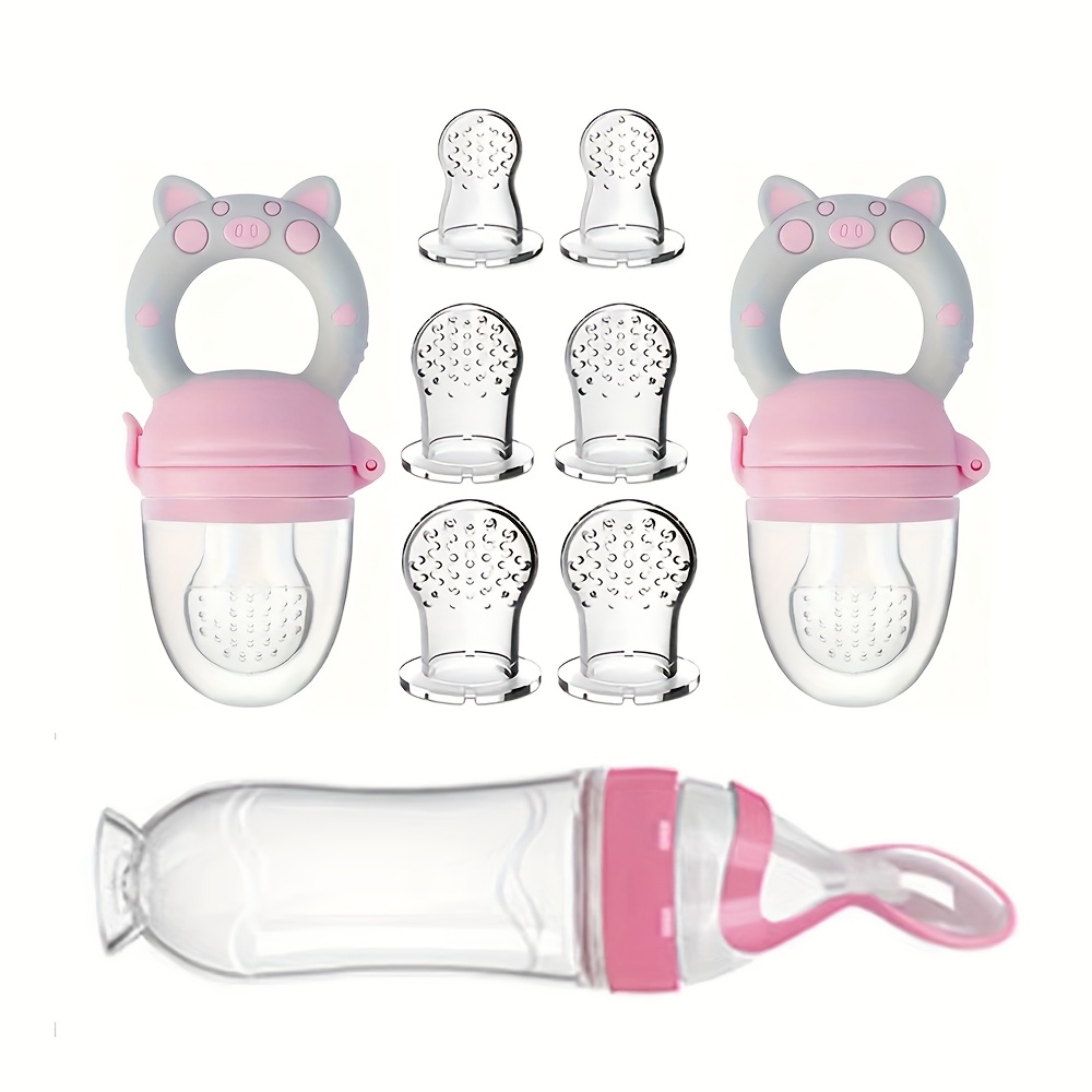 Baby Food Jar - 9 posate per l'alimentazione: 1 biberon