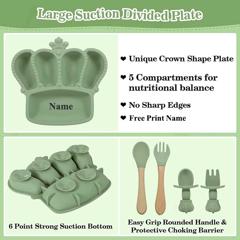 Nome personalizzato piatto per - Baby Food Menu recensione e prezzo