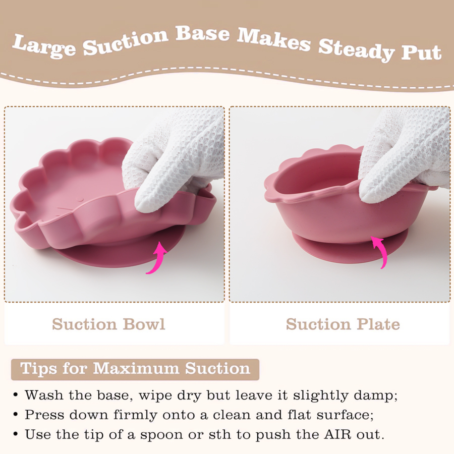 7PCS Set di stoviglie in silic - Baby Food Menu recensione e prezzo