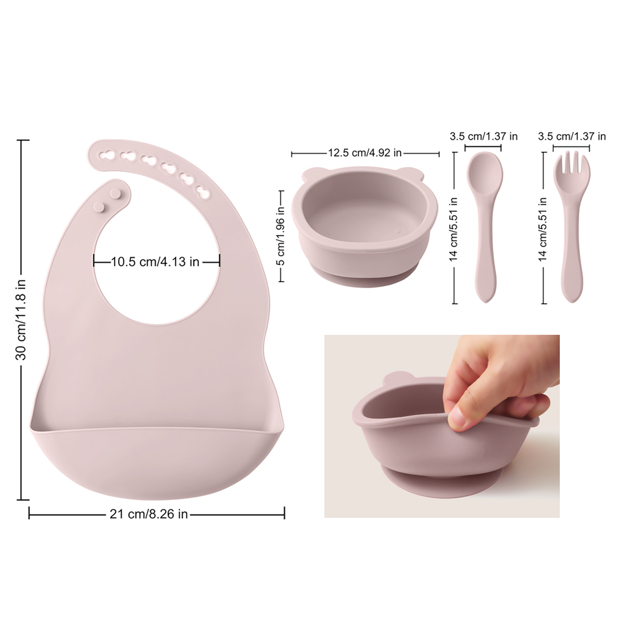Stoviglie per bambini in Silic - Baby Food Menu recensione e prezzo